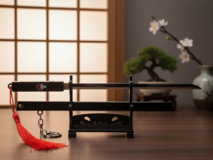 Mini katana nera Sasuke Uchiha