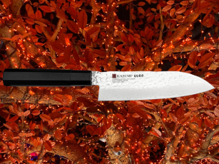KASUMI KURO Santoku 17cm
